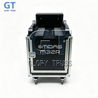 Glory Truss Custom Case Flight Rack Case Black Flip Flight Case pour console de mixage numérique Midas M32R