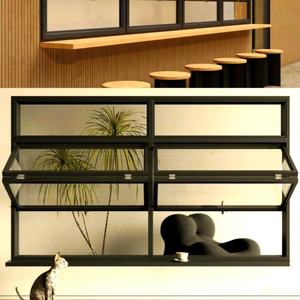 Fenêtre pliante en aluminium, fenêtres en verre pliantes, fenêtres verticales américaines, fenêtres pliantes à <span class=keywords><strong>grille</strong></span>, fenêtres pliantes - Product Image 2