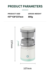 Exprimidor de Cítricos Portátil Recargable por USB, Licuadora para Jugo Fresco de Naranja y Limón, Uso Individual - Product Image 1