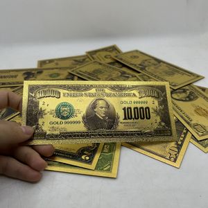 أوراق نقدية ذهبية بقيمة 1 و2 و5 و10 و20 و50 و100 و1000 و5000 دولار للجمع والاستمتاع بكميات قليلة - Product Image 2