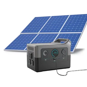 Centrale elettrica portatile del generatore solare 700w campeggio all'aperto e alimentazione portatile di accumulo di energia domestica