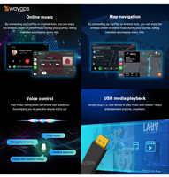 Ewaygps12.3 pouces Écran de voiture Android Auto sans fil Carplay Écran tactile Affichage multimédia de voiture pour BMW X3 F25 F26