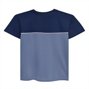 เสื้อยืดแขนสั้นผู้ชาย ผ้าฝ้าย 100% คอกลม ทรงลำลอง แต่งขอบตัดสี โลโก้ด้านหน้า น้ำหนัก 180 กรัม เนื้อผ้านุ่ม - Product Image 6