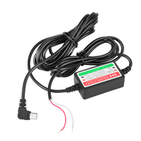 Dc 12V à 5V 2A onduleur convertisseur Micro/mini Usb fil dur Dash Cam Kit de fil dur pour voiture véhicule Dvr caméra enregistreur vidéo