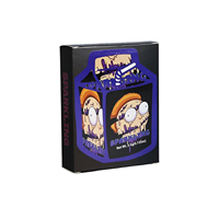 Sacs en mylar scintillant UV holographique personnalisé découpé à l'emporte-pièce 3.5g 7g de 1 gramme de boîtes anti-odeur de forme irrégulière sac en mylar spécial 3.5g