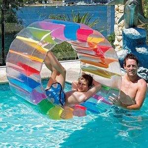 Hot Selling 40 Inch <b>Inflatable</b> Roller Float Colorful Water Wheel Swimming Pool Rolling Toy Outdoor Fun Water Game for Kids Adult - Product Image 6