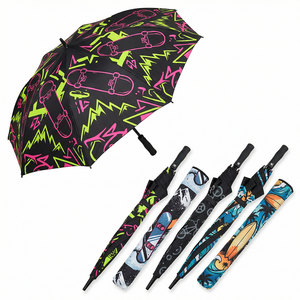 <b>Automatic</b> Open Windproof Paraguas Waterproof Double Layers Modern Style Custom Full Digital Print Golf <b>Umbrella</b> With Logo - Product Image 2