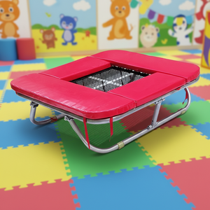 Mini trampolín profesional europeo Slam <span class=keywords><strong>Dunk</strong></span> para interiores y exteriores, trampolín cuadrado plegable para entrenamiento físico - Product Image 5