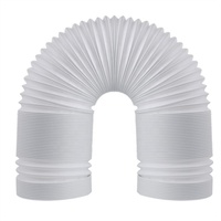 Tuyau d'évacuation d'air flexible en plastique PP durable, télescopique et orientable pour climatiseur