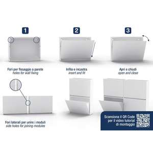 Caja de Zapatos Blanca Scarp Colors, 515x160x390mm, Material PP, Organizador de Almacenamiento - Product Image 4