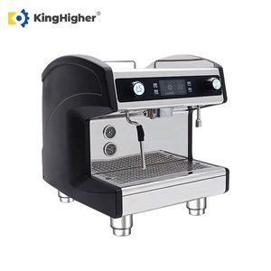 Máquina de Espresso Semiautomática Comercial con Pantalla Digital, <span class=keywords><strong>Cafetera</strong></span> de Acero Inoxidable de un Grupo <span class=keywords><strong>para</strong></span> Mostrador, Barista - Product Image 2