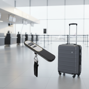 Nouvelle promotion mode : Pèse-bagages numérique portable en acier inoxydable pour <span class=keywords><strong>valise</strong></span> de voyage, 50 kg - Product Image 6