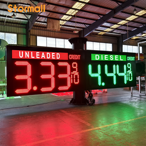 Letrero Digital LED para Gasolinera con Ahorro de Energía, IP65, <span class=keywords><strong>Control</strong></span> Remoto para Estaciones de Servicio - Product Image 1