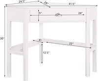 Bureau d'ordinateur d'angle triangulaire en bois avec tiroir et étagères de rangement