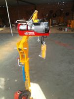 Mini-treuil électrique portable de haute qualité, capacité de charge de 800 kg, pour utilisation dans les mines, avec câble en aluminium.
