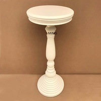 Table d'angle d'entrée en bois massif de style européen pour hôtel, maison, salon, chambre, villa, en chêne blanc brun antique, pour plantes et fleurs