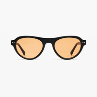 LBAshades Lunettes de soleil polarisées en acétate de qualité supérieure, design ovale rétro, logo personnalisé, protection UV400, vente en gros, pour femmes et hommes