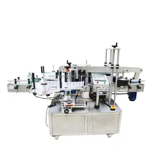 Automatic Double Side Flat Bottle Adhesive Labeler Production Line for Packaging Machines