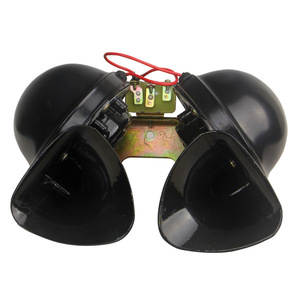 Subwoofers for <b>Car</b>,<b>Car</b> Loud <b>Horn</b>, Dual-Tone Large Trumpet <b>Horn</b>, 12/24V <b>Car</b> Electric <b>Horn</b> with Relay - Product Image 2