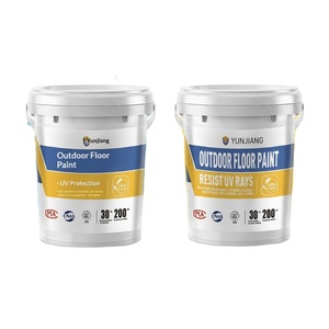 Peinture pour sols en béton auto-nivelante à l'époxy pour extérieur Garantie 5 ans Respectueuse de l'environnement Imperméable Résistante à l'usure Résistante aux UV - Product Image 1