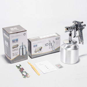 Pistolet à peinture Morita W-77, buse de 1,8 mm, alimentation par gravité, aluminium, décoration automobile et de meubles - Product Image 2