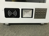 Kiosque d'affichage LCD commercial de 21,5'' et 32'', terminal de commande en libre-service avec écran tactile et SDK pour paiement automatique et lecture de code QR