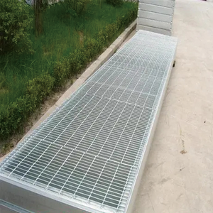 热卖沟渠盖/楼梯踏板/木板圆形钢格板价格镀锌焊接钢格板钢格板走道 - Product Image 4