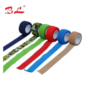 Bandages adhésifs Non tissés Bandages de cohésive médicale Bandages de cohésive élastique <span class=keywords><strong>cheval</strong></span> consommables médicaux - Product Image 3