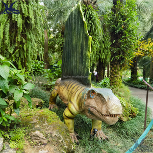 Achetez un modèle de dinosaure animatronique Dimetrodon avec capteur infrarouge pour parc à thème sur le thème des dinosaures en plein air - Product Image 3