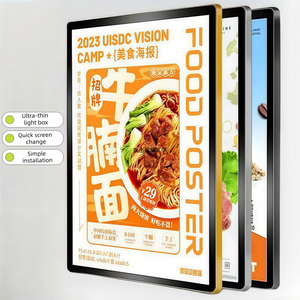 Hộp Đèn quảng cáo hình chữ nhật siêu mỏng, khung nhôm siêu mỏng, hộp đèn Áp phích từ tính, hộp đèn hiển thị - Product Image 1