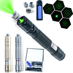 Grüner Laserpointer mit großer Reichweite, batterie betrieben, ideal für Haustier training, Klassen zimmer gebrauch, Abenteuer im Freien und Präsentationen - Product Image 1