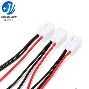 Мужской соединительный кабель-жгут, UL1007 22AWG, красно-черный, на заказ, для мелкой бытовой техники, мини-моторов и светодиодного освещения - Product Image 1