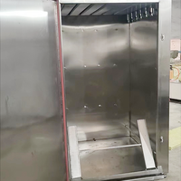 Precio de fábrica Nuevo diseño Horno ahumador Fuerte capacidad de carga Ahumador de barbacoa Máquina industrial para fumar pescado