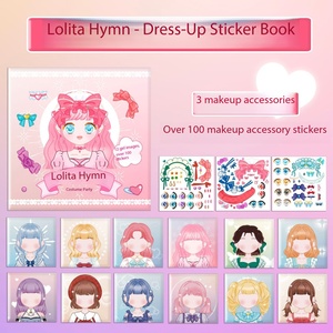 Buku Stiker Magnetik Berpakaian Putri, Dekorasi Kulkas EVA yang Dapat Digunakan Kembali, Mainan Karakter 3D yang Dapat Ditukar untuk Anak Perempuan - Product Image 4
