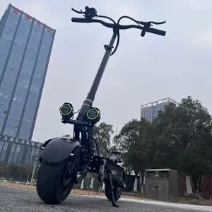 2024 nuevo 50Mph Fast E Scooters 60V Dual Motor adulto Durable rueda grande 30Ah 40Ah largo alcance 70-85Km H 6000W Scooter eléctrico