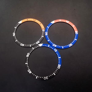 Insertion de lunette plate en aluminium de 38x31.5mm, perles lumineuses vertes adaptées à la SKX007 <span class=keywords><strong>SKX009</strong></span> NH35/36 montre de plongée à mouvement automatique pour hommes - Product Image 2