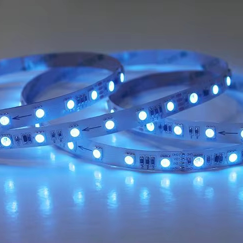 High Bright LED Lights Strips RGB SMD5050 24V IC 480 LED Strip 10m/roll