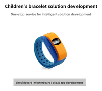 Solution de développement de bracelet intelligent pour enfants : positionnement GPS, anti-perte, appels vocaux, étanche, bracelet en silicone, logiciel