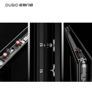 Khung đôi khung hợp kim nhôm cách âm cách nhiệt gấp Màn hình cửa sổ lớn cầu thang bệnh viện cường lực - Product Image 6