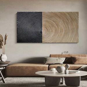 Pintura Minimalista Abstracta, Serenidad, Pintura al Óleo sobre Lienzo, Arte para Decoración de Pared de Sala de Estar Moderna, Decoración del Hogar, Interior - Product Image 2