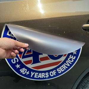 לוגו מודפס מותאם אישית מדבקה מגנטית לרכב מגנט לפרסום - Product Image 3