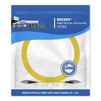 Cable de Fibra Óptica Interior G652D, Cable de Conexión MPO, Tipo FC-FC, Cubierta de PVC o LSZH, Cable de Fibra Óptica FTTH para Redes
