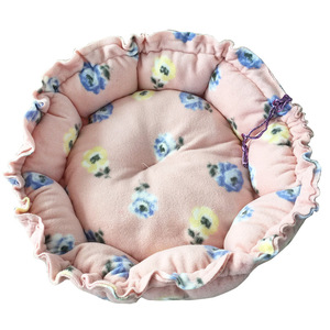 ที่นอนสัตว์เลี้ยงทรงกลมผ้ากำมะหยี่นุ่มนิ่ม,เบาะโซฟาสำหรับสัตว์เลี้ยงสุนัขเตียงแมวและสุนัขที่สามารถซักได้หรูหรา - Product Image 4