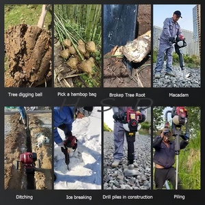 <span class=keywords><strong>Marteau</strong></span>-<span class=keywords><strong>piqueur</strong></span> à essence multi-accessoires pour le creusement, le cisaillage, la démolition et diverses tâches de construction/de jardinage - Product Image 5