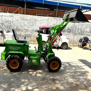 รถตักดินคุณภาพสูง 400-1000 กก. มาตรฐาน CE EPA สำหรับใช้ในคลังสินค้า รถตักดินไฟฟ้าขนา<span class=keywords><strong>ด</strong></span>เล็กแบบมีล้อ - Product Image 4