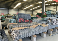 Rollo de Malla de Alambre Galvanizado por Inmersión en Caliente, Malla de Alambre Diamantada para Cercas de Granjas, Pastos, Jardines, Patios, Delimitación de Límites y Seguridad