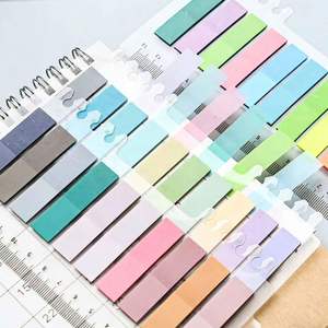 Juego de 200 Etiquetas Adhesivas de PET Multicolor, Regla con Escala, Marcadores de Página Autoadhesivos, Blocs de Notas, Material de Oficina y Estudio - Product Image 6