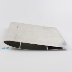 Perfil aerodinámico de extrusión de aluminio grande de gran calidad 6061 6063 Hoja aerodinámica de forma especial hueca Perfil de aluminio anodizado - Product Image 4