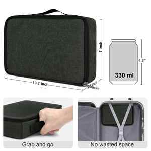 Étui de rangement pour lunettes de soleil de voyage, fentes réglables pour plusieurs paires, boîte de rangement portable pour lunettes pour hommes et femmes - Product Image 6