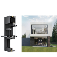 Fenêtre électrique à lamelles en aluminium avec rampe de levage pour balcon, pour l'intimité